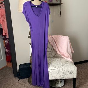 Extra large cotton dress by Venus with a V-neck